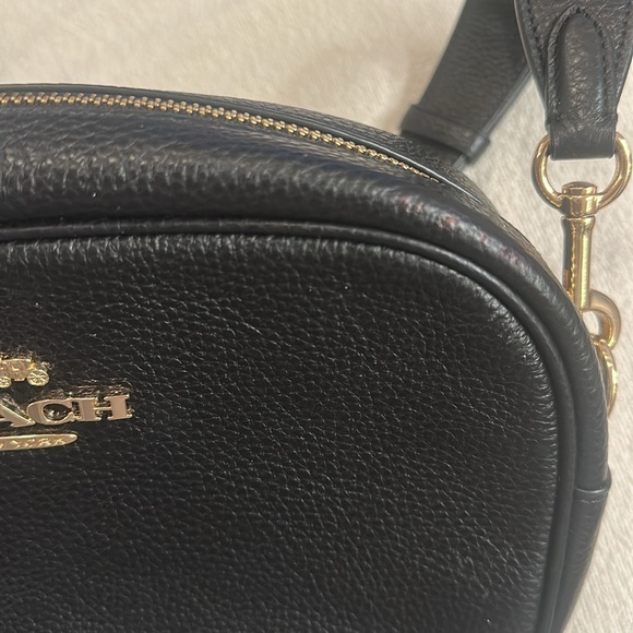 Coach Pebbled Black Crossbody Bag - Picture 6 of 6